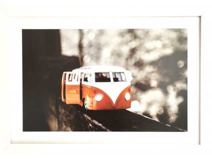 Obraz v rámu "Autobus" - 53x37cm