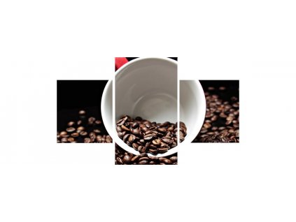 Sada obrazů 3dílná "Květ yellow" 90x30cm