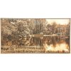 Obraz "U vody" - tisk na plátno vložené do MDF rámu, 102x51cm