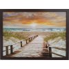Obraz v rámu "Lávka do moře" 70x50cm