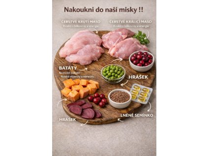 Bone Apetit Králík s ostružinou a batáty