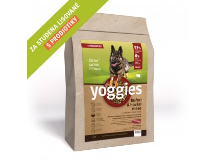 Yoggies kuře s hovězím