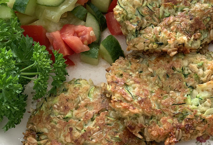 Proteinové cuketové placičky