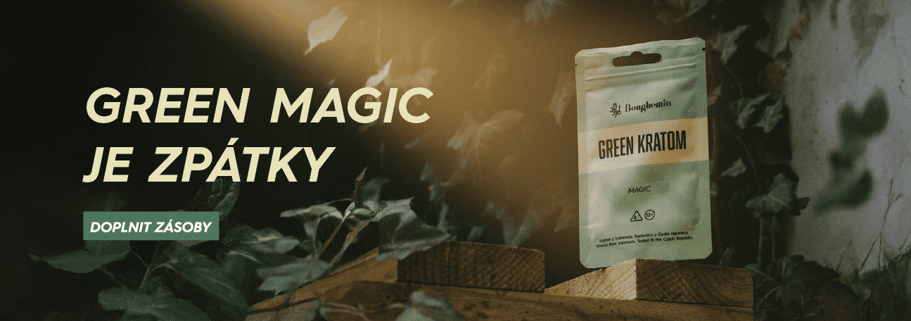 magic je zpátky! Kratom green magic zelený je nejlepší a nejsilnější kratom v republice. Praha, Brno, hradec - Bonghemia
