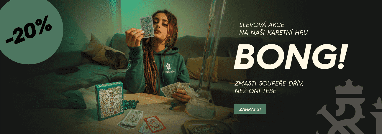 karetní hra s konopnou tématikou ve slevě