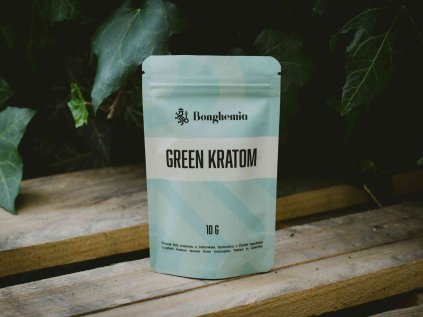 Kratom Magic Green 10 g – jemný zelený prášek z drcených listů z Indonésie