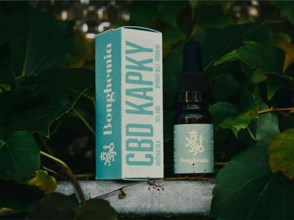 CBD kapky Mužská Síla Bonghemia — 15 % konopný olej s dýňovým a kardamomovým extraktem