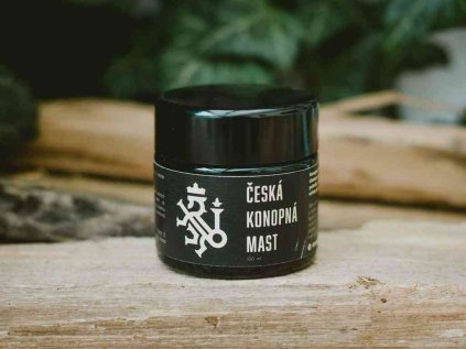 Český konopný balzám 100 ml Bonghemia — přírodní extrakt z českého konopí s přírodními oleji a esencemi, pro zjemnění, osvěžení a péči při suché či podrážděné pokožce
