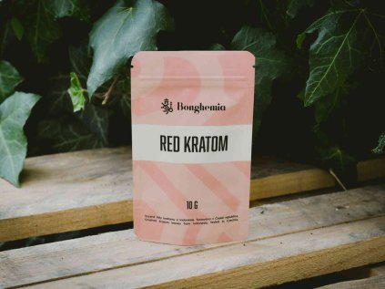 Kratom Ultra Red 10 g – jemný červený prášek s vysokou koncentrací mitragyninu