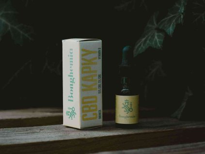 CBD Kapky Na Imunitu Bonghemia — 15 % CBD + 5 % CBG, rakytníkový olej, citronová tráva a zázvor pro podporu imunitního systému