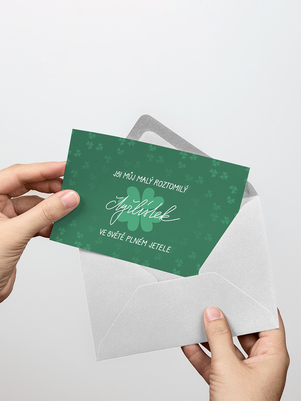 Přáníčko - Jsi můj malý čtyřlístek