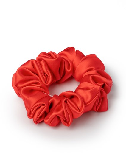 Aperol hedvábná scrunchie gumička normální