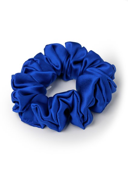 Koňaková hedvábná scrunchie gumička normální