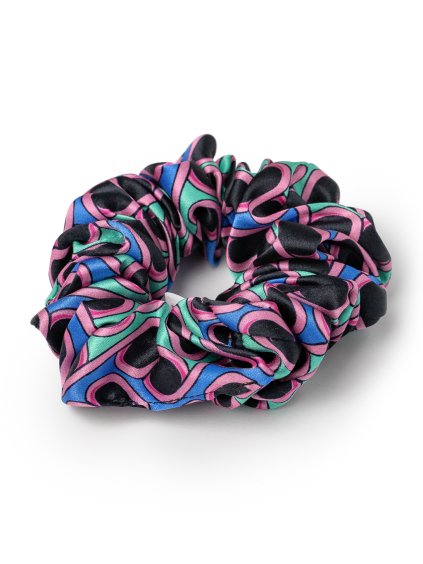 Papillion hedvábná scrunchie gumička normální