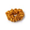 Karamelová hedvábná scrunchie gumička normální