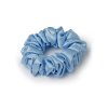 Pomněnková hedvábná scrunchie gumička normální