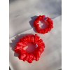 Aperol hedvábná scrunchie gumička mini, normální