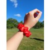 Aperol hedvábná scrunchie gumička normální
