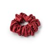 Vínová hedvábná scrunchie gumička normální