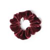 Bordó hedvábná scrunchie sametka normální