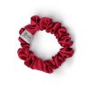 Malinová hedvábná mini scrunchie gumička