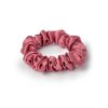 Tmavě růžová hedvábná mini scrunchie gumička