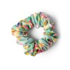 Letní zahrada hedvábná scrunchie gumička normální