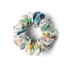 Akvarelový sen hedvábná scrunchie gumička normální