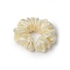 Champagne hedvábná scrunchie gumička normální