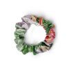 Rozkvetlá zahrada hedvábná scrunchie gumička mini