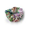 Rozkvetlá zahrada hedvábná scrunchie gumička normální