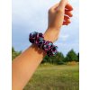 Papillion hedvábná scrunchie gumička normální