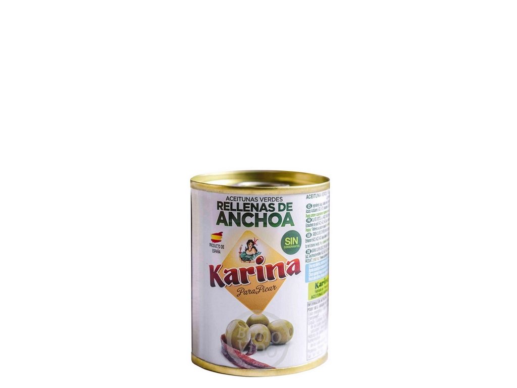 Aceitunas Rellenas de Anchoa - Aceitunas Karina