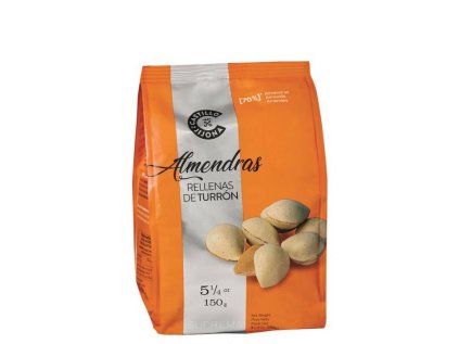 almendras rellenas de turron