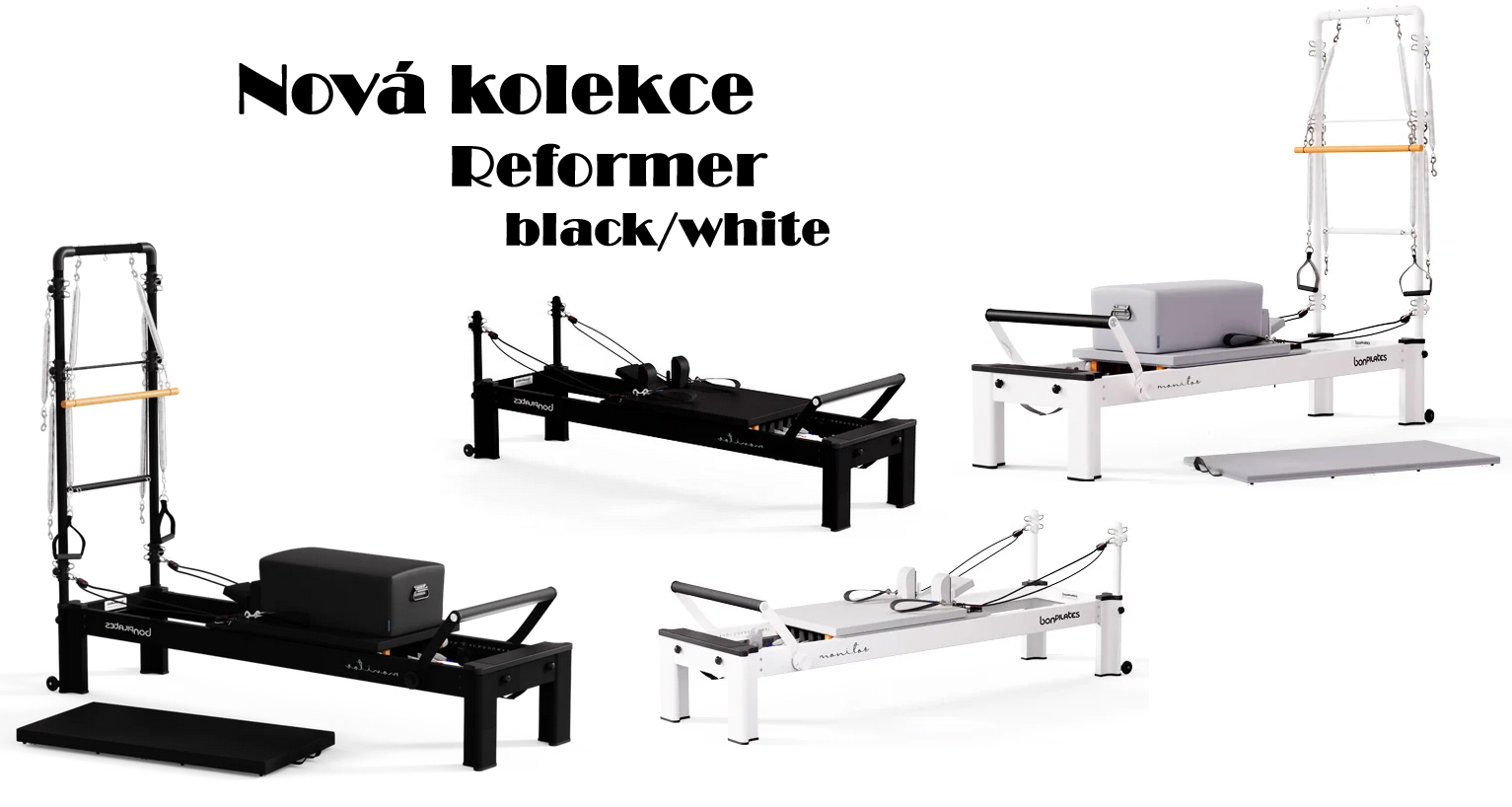 Nová kolekce Reformer bílá a černá