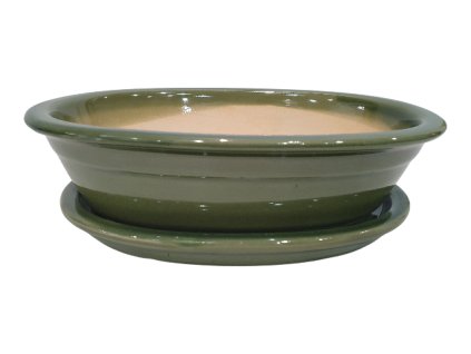 Miska na bonsaje s podmiskou  19 x 13 x 6 cm