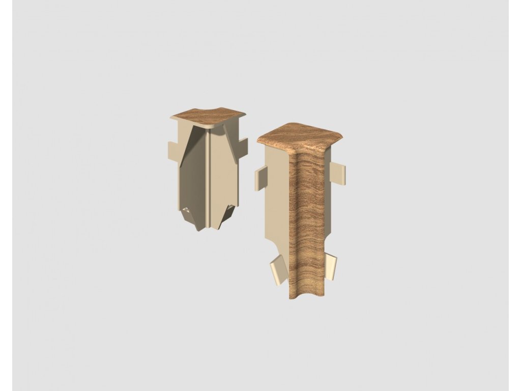 02pi pr ac flo inner corner oak red brown l150