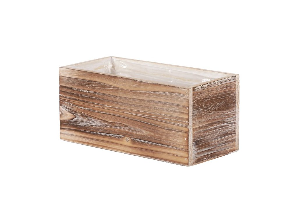 BONTEC Obal na kvety - drevený, prírodná farba (Farba Prírodné)