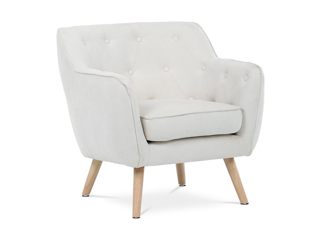 BONTEC Kreslo, biela látka, AK-333 WT2 (Farba Biela)