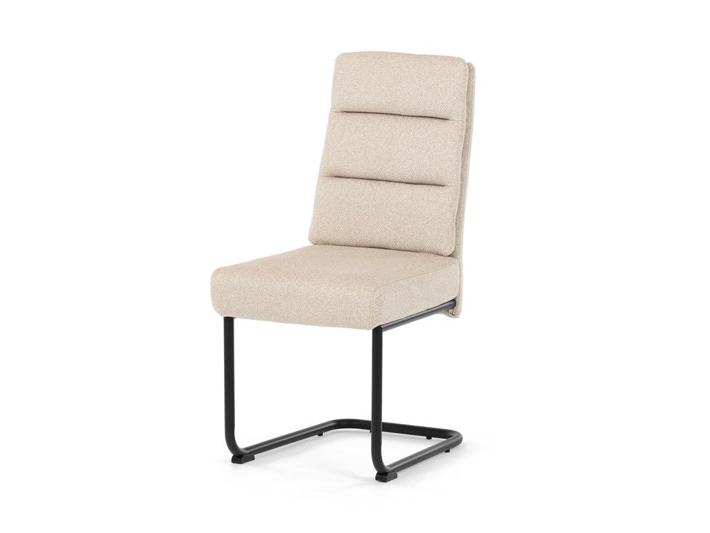 BONTEC Jedálenská stolička, béžová, látka, DCL-P3107 CRM2 (Farba Béžová)