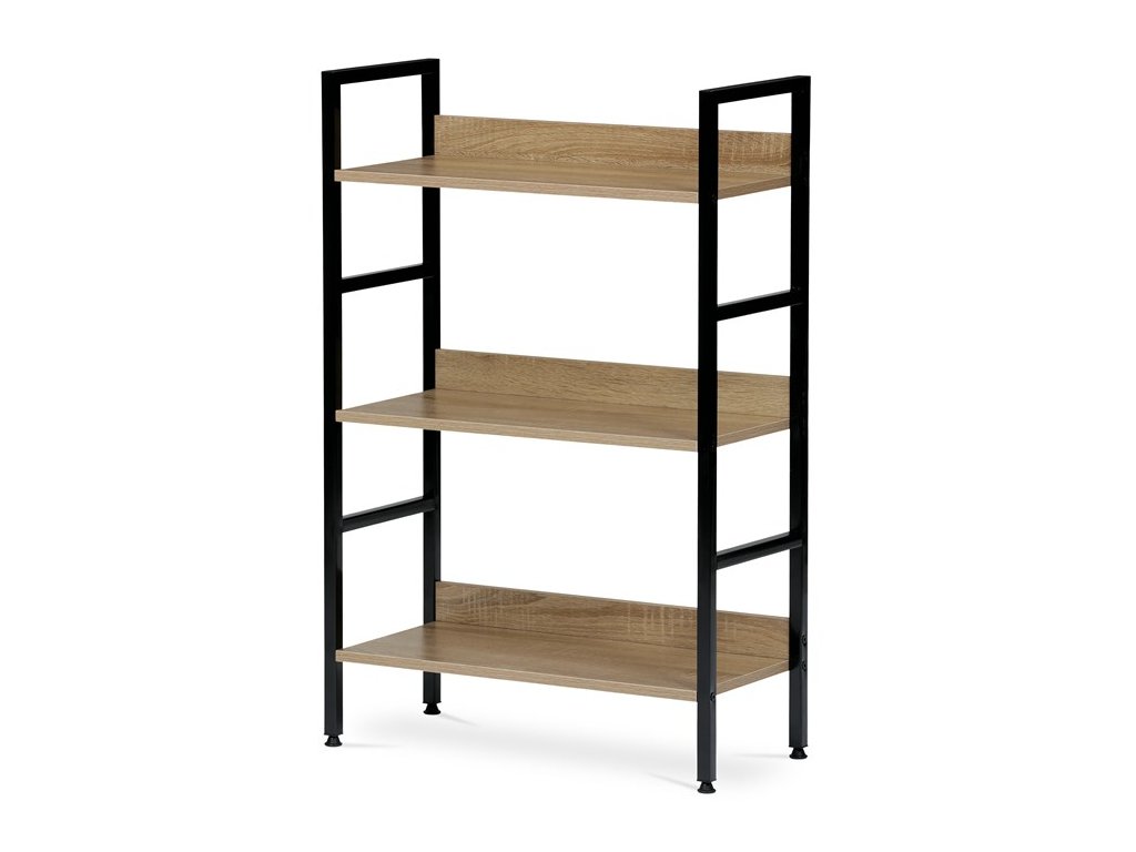 BONTEC Regál, mdf, hnedá, GD-313 OAK (Farba Hnedá)