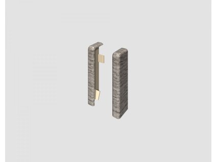 02pi pr ac flo end profile oak silver l698