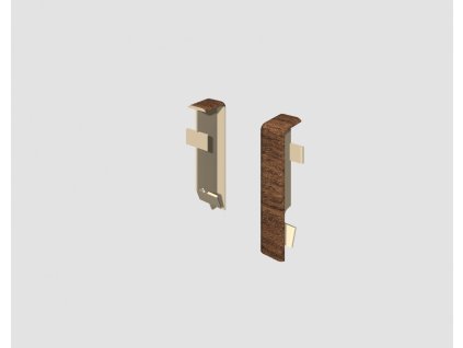 02pi pr ac flo connection piece walnut brown l154