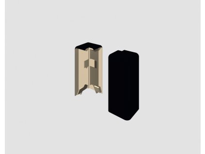 02pi pr ac flo outer corner universal black l537