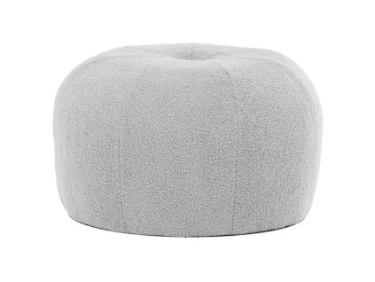 BONTEC Taburet, sivá, látka bouclé, AK-307 GREY2 (Farba Šedá)