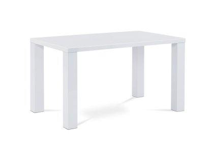 BONTEC Jedálenský stôl 135x80cm, mdf AT-3007 WT (Farba Biela)