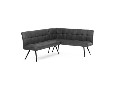 BONTEC Jedálenská lavica, šedá, látka vintage, DCL-D1950 GREY3 (Farba Šedá)