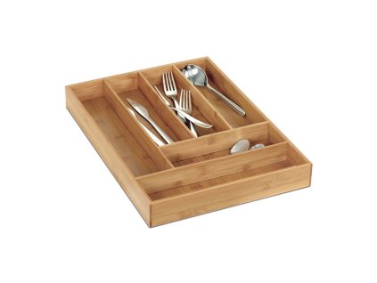BONTEC Zakladač na príbory - bambusový, farba prírodná (Farba Prírodné)