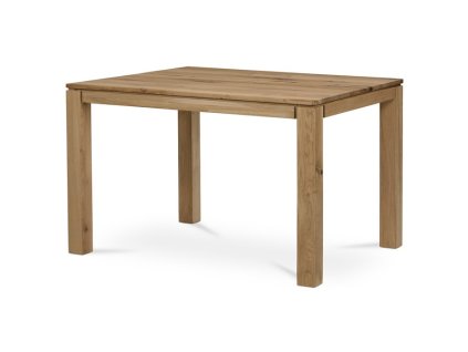 BONTEC Jedálenský stôl 120x80cm, masív, dub, DS-F120 DUB (Farba Prírodné)
