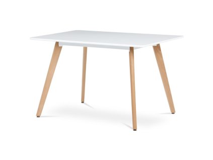 BONTEC Jedálenský stôl 120x80cm, mdf DT-313 WT (Farba Biela)